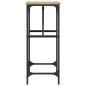 vidaXL Konsolentisch Sonoma-Eiche 75x32x75 cm Holzwerkstoff vidaXL Konsolentisch Sonoma-Eiche 75x32x75 cm Holzwerkstoff