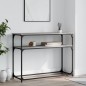 vidaXL Konsolentisch Grau Sonoma 100x35,5x75 cm Holzwerkstoff vidaXL Konsolentisch Grau Sonoma 100x35,5x75 cm Holzwerkstoff