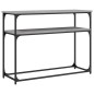 vidaXL Konsolentisch Grau Sonoma 100x35,5x75 cm Holzwerkstoff vidaXL Konsolentisch Grau Sonoma 100x35,5x75 cm Holzwerkstoff