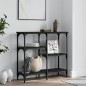 vidaXL Konsolentisch Schwarz 80x29x75 cm Holzwerkstoff vidaXL Konsolentisch Schwarz 80x29x75 cm Holzwerkstoff