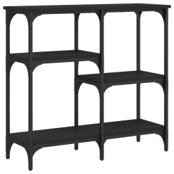 vidaXL Konsolentisch Schwarz 80x29x75 cm Holzwerkstoff