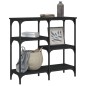 vidaXL Konsolentisch Schwarz 80x29x75 cm Holzwerkstoff vidaXL Konsolentisch Schwarz 80x29x75 cm Holzwerkstoff