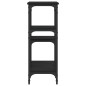 vidaXL Konsolentisch Schwarz 80x29x75 cm Holzwerkstoff vidaXL Konsolentisch Schwarz 80x29x75 cm Holzwerkstoff
