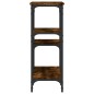 vidaXL Konsolentisch Räuchereiche 80x29x75 cm Holzwerkstoff vidaXL Konsolentisch Räuchereiche 80x29x75 cm Holzwerkstoff
