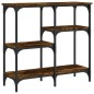 vidaXL Konsolentisch Räuchereiche 80x29x75 cm Holzwerkstoff vidaXL Konsolentisch Räuchereiche 80x29x75 cm Holzwerkstoff