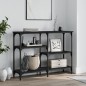 vidaXL Konsolentisch Schwarz 102x29x75 cm Holzwerkstoff vidaXL Konsolentisch Schwarz 102x29x75 cm Holzwerkstoff