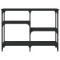 vidaXL Konsolentisch Schwarz 102x29x75 cm Holzwerkstoff vidaXL Konsolentisch Schwarz 102x29x75 cm Holzwerkstoff