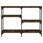 vidaXL Konsolentisch Räuchereiche 102x29x75 cm Holzwerkstoff vidaXL Konsolentisch Räuchereiche 102x29x75 cm Holzwerkstoff