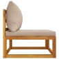 2-tlg. Garten-Sofa-Set mit Kissen Massivholz Akazie 2-tlg. Garten-Sofa-Set mit Kissen Massivholz Akazie
