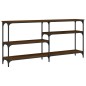 vidaXL Konsolentisch Braun Eichen-Optik 160x29x75 cm Holzwerkstoff vidaXL Konsolentisch Braun Eichen-Optik 160x29x75 cm Holzwerkstoff