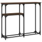 vidaXL Konsolentisch Braun Eichen-Optik 90x22,5x75 cm Holzwerkstoff vidaXL Konsolentisch Braun Eichen-Optik 90x22,5x75 cm Holzwerkstoff