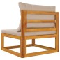 2-tlg. Garten-Sofa-Set mit Kissen Massivholz Akazie 2-tlg. Garten-Sofa-Set mit Kissen Massivholz Akazie