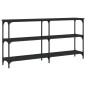 vidaXL Konsolentisch Schwarz 150x29x75 cm Holzwerkstoff vidaXL Konsolentisch Schwarz 150x29x75 cm Holzwerkstoff