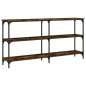 vidaXL Konsolentisch Räuchereiche 150x29x75 cm Holzwerkstoff vidaXL Konsolentisch Räuchereiche 150x29x75 cm Holzwerkstoff