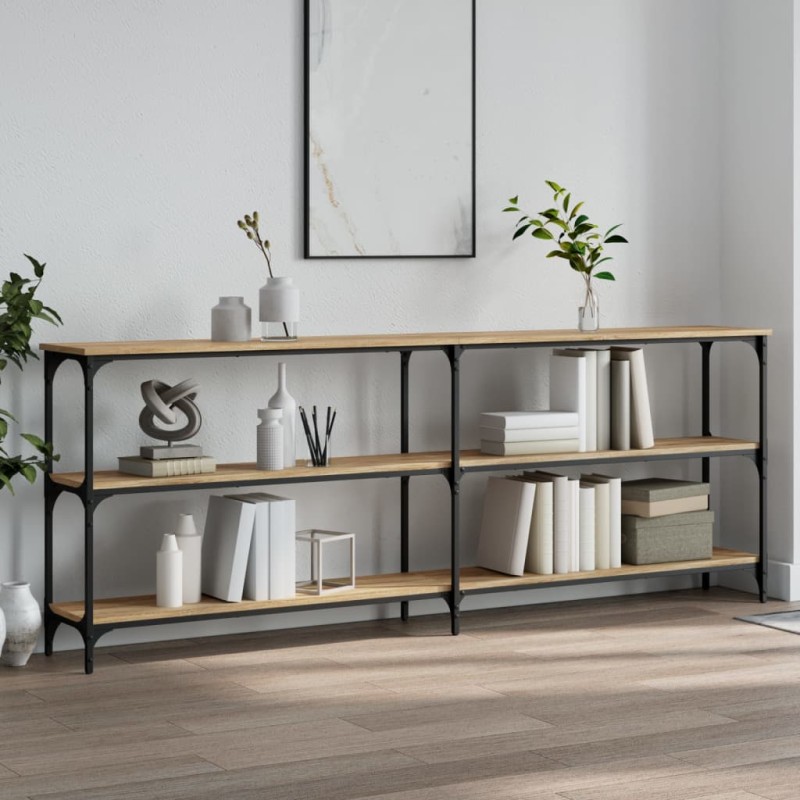 vidaXL Konsolentisch Sonoma-Eiche 200x29x75 cm Holzwerkstoff vidaXL Konsolentisch Sonoma-Eiche 200x29x75 cm Holzwerkstoff