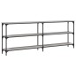 vidaXL Konsolentisch Grau Sonoma 200x29x75 cm Holzwerkstoff vidaXL Konsolentisch Grau Sonoma 200x29x75 cm Holzwerkstoff