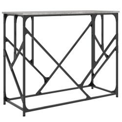 vidaXL Konsolentisch Grau Sonoma 100x40x80 cm Holzwerkstoff