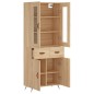 Highboard Sonoma-Eiche 69,5x34x180 cm Holzwerkstoff Highboard Sonoma-Eiche 69,5x34x180 cm Holzwerkstoff