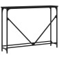 vidaXL Konsolentisch Schwarz 102x22,5x75 cm Holzwerkstoff vidaXL Konsolentisch Schwarz 102x22,5x75 cm Holzwerkstoff