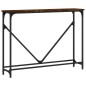 vidaXL Konsolentisch Räuchereiche 102x22,5x75 cm Holzwerkstoff vidaXL Konsolentisch Räuchereiche 102x22,5x75 cm Holzwerkstoff