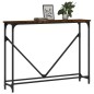 vidaXL Konsolentisch Räuchereiche 102x22,5x75 cm Holzwerkstoff vidaXL Konsolentisch Räuchereiche 102x22,5x75 cm Holzwerkstoff