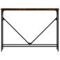 vidaXL Konsolentisch Räuchereiche 102x22,5x75 cm Holzwerkstoff vidaXL Konsolentisch Räuchereiche 102x22,5x75 cm Holzwerkstoff