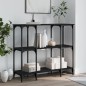 vidaXL Konsolentisch Schwarz 102x35x90 cm Holzwerkstoff vidaXL Konsolentisch Schwarz 102x35x90 cm Holzwerkstoff