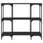 vidaXL Konsolentisch Schwarz 102x35x90 cm Holzwerkstoff vidaXL Konsolentisch Schwarz 102x35x90 cm Holzwerkstoff