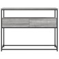vidaXL Konsolentisch Grau Sonoma 100x40x75 cm Holzwerkstoff vidaXL Konsolentisch Grau Sonoma 100x40x75 cm Holzwerkstoff
