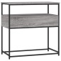 vidaXL Konsolentisch Grau Sonoma 75x40x75 cm Holzwerkstoff