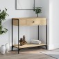 vidaXL Konsolentisch Sonoma-Eiche 75x34,5x75 cm Holzwerkstoff vidaXL Konsolentisch Sonoma-Eiche 75x34,5x75 cm Holzwerkstoff