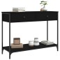 vidaXL Konsolentisch Schwarz 100x34,5x75 cm Holzwerkstoff vidaXL Konsolentisch Schwarz 100x34,5x75 cm Holzwerkstoff