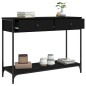 vidaXL Konsolentisch Schwarz 100x34,5x75 cm Holzwerkstoff vidaXL Konsolentisch Schwarz 100x34,5x75 cm Holzwerkstoff