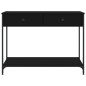 vidaXL Konsolentisch Schwarz 100x34,5x75 cm Holzwerkstoff vidaXL Konsolentisch Schwarz 100x34,5x75 cm Holzwerkstoff