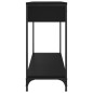 vidaXL Konsolentisch Schwarz 100x34,5x75 cm Holzwerkstoff vidaXL Konsolentisch Schwarz 100x34,5x75 cm Holzwerkstoff