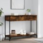 vidaXL Konsolentisch Räuchereiche 100x34,5x75 cm Holzwerkstoff vidaXL Konsolentisch Räuchereiche 100x34,5x75 cm Holzwerkstoff