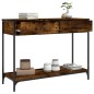 vidaXL Konsolentisch Räuchereiche 100x34,5x75 cm Holzwerkstoff vidaXL Konsolentisch Räuchereiche 100x34,5x75 cm Holzwerkstoff