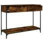 vidaXL Konsolentisch Räuchereiche 100x34,5x75 cm Holzwerkstoff vidaXL Konsolentisch Räuchereiche 100x34,5x75 cm Holzwerkstoff