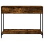 vidaXL Konsolentisch Räuchereiche 100x34,5x75 cm Holzwerkstoff vidaXL Konsolentisch Räuchereiche 100x34,5x75 cm Holzwerkstoff