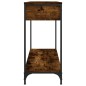 vidaXL Konsolentisch Räuchereiche 100x34,5x75 cm Holzwerkstoff vidaXL Konsolentisch Räuchereiche 100x34,5x75 cm Holzwerkstoff