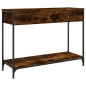 vidaXL Konsolentisch Räuchereiche 100x34,5x75 cm Holzwerkstoff vidaXL Konsolentisch Räuchereiche 100x34,5x75 cm Holzwerkstoff