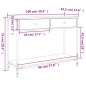 vidaXL Konsolentisch Räuchereiche 100x34,5x75 cm Holzwerkstoff vidaXL Konsolentisch Räuchereiche 100x34,5x75 cm Holzwerkstoff
