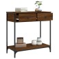 vidaXL Konsolentisch Braun Eichen-Optik 75x34,5x75 cm Holzwerkstoff vidaXL Konsolentisch Braun Eichen-Optik 75x34,5x75 cm Holzwerkstoff