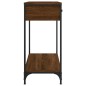 vidaXL Konsolentisch Braun Eichen-Optik 75x34,5x75 cm Holzwerkstoff vidaXL Konsolentisch Braun Eichen-Optik 75x34,5x75 cm Holzwerkstoff