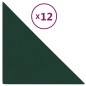 vidaXL Wandpaneele 12 Stk. Dunkelgrün 30x30 cm Stoff 0,54 m² vidaXL Wandpaneele 12 Stk. Dunkelgrün 30x30 cm Stoff 0,54 m²