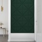 vidaXL Wandpaneele 12 Stk. Dunkelgrün 30x30 cm Stoff 0,54 m² vidaXL Wandpaneele 12 Stk. Dunkelgrün 30x30 cm Stoff 0,54 m²