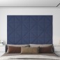 vidaXL Wandpaneele 12 Stk. Blau 30x30 cm Stoff 0,54 m² vidaXL Wandpaneele 12 Stk. Blau 30x30 cm Stoff 0,54 m²