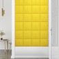 vidaXL Wandpaneele 12 Stk. Hellgelb 30x30 cm Stoff 1,08 m² vidaXL Wandpaneele 12 Stk. Hellgelb 30x30 cm Stoff 1,08 m²