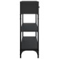 vidaXL Konsolentisch Schwarz 72,5x25x75 cm Holzwerkstoff vidaXL Konsolentisch Schwarz 72,5x25x75 cm Holzwerkstoff