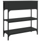 vidaXL Konsolentisch Schwarz 72,5x25x75 cm Holzwerkstoff vidaXL Konsolentisch Schwarz 72,5x25x75 cm Holzwerkstoff